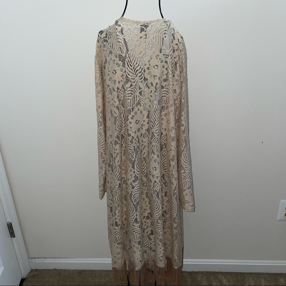 Lace Cardigan by Question - Picture 3 of 4